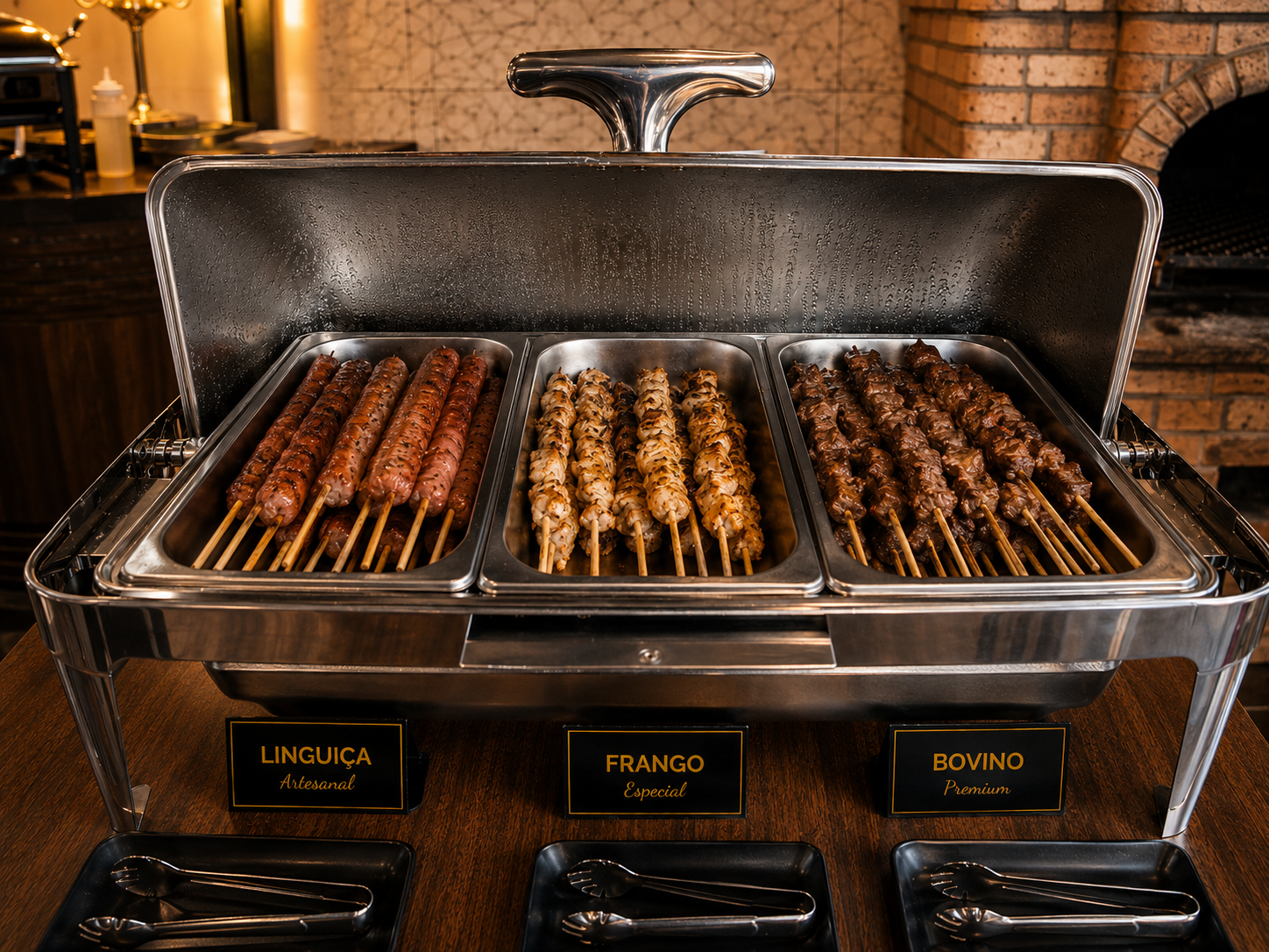 Buffet montado - Buffet Guimarães