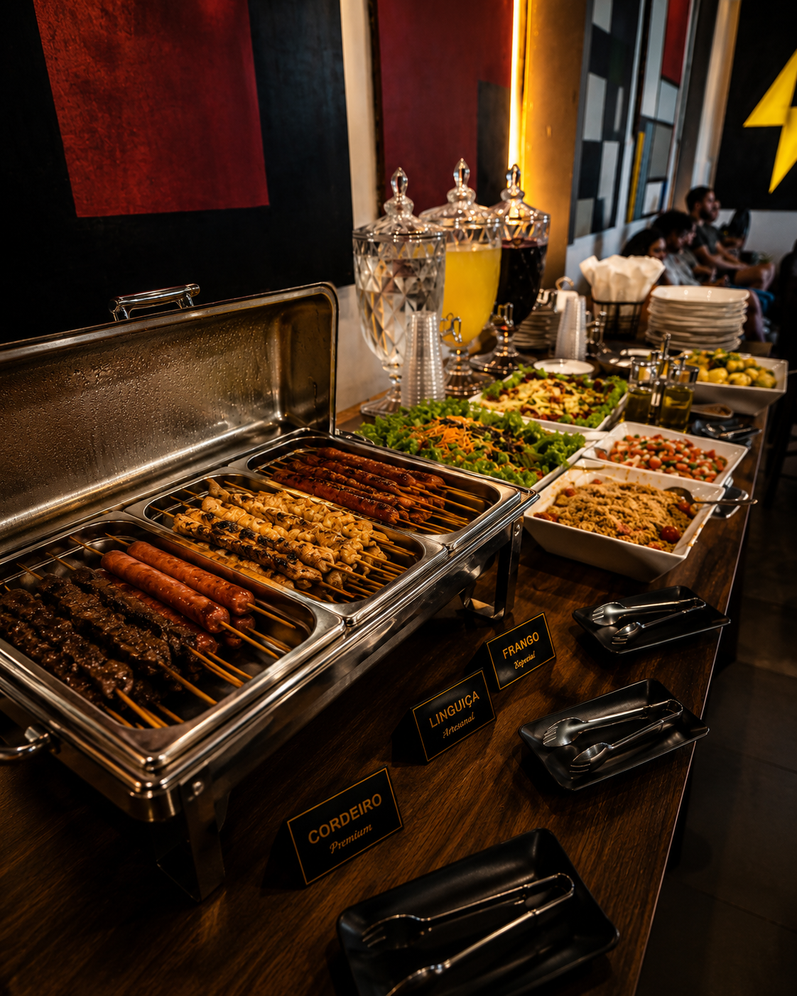 Buffet de churrasco completo